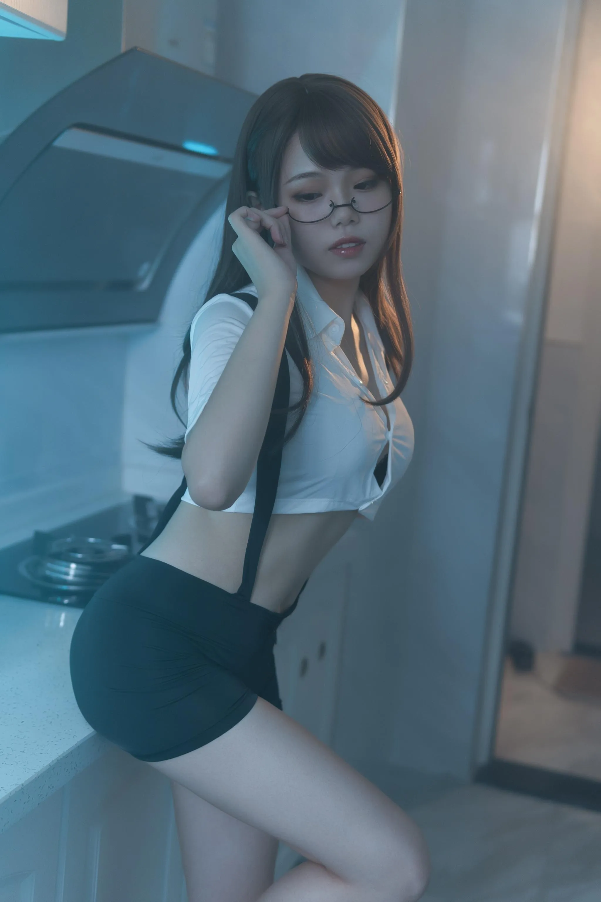 七月喵子 – NO.12 眼镜娘1号 [21P]插图4
